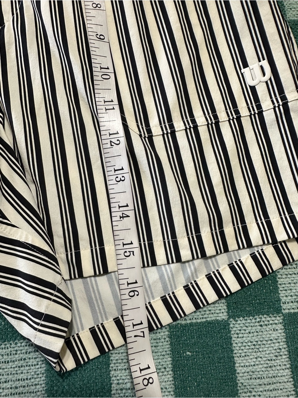 Wilson Carry Golf Shorts Womens Striped Stretch‎ Lightweight Size Small - Picture 10 of 10